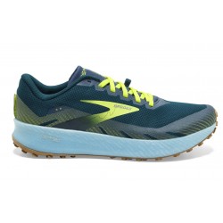 Brooks Catamount Blue/Lime/Biscuit Men