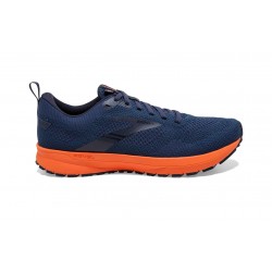 Brooks Revel 5 Titan/Peacoat/Flame Men