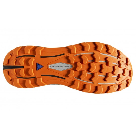 Brooks Cascadia 16 Oyster Mushroom/Alloy/Orange Men