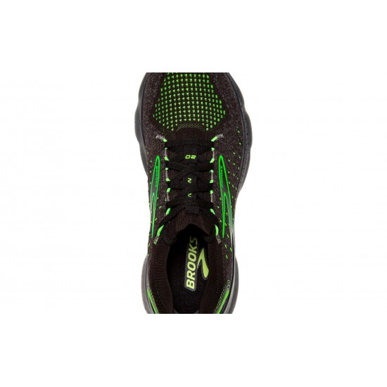 Brooks Glycerin StealthFit 20 Black/Pearl/Green Gecko Men