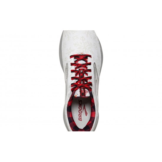 Brooks Levitate 6 White/Red/Silver Men