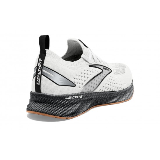 Brooks Levitate StealthFit 6 White/Black Men