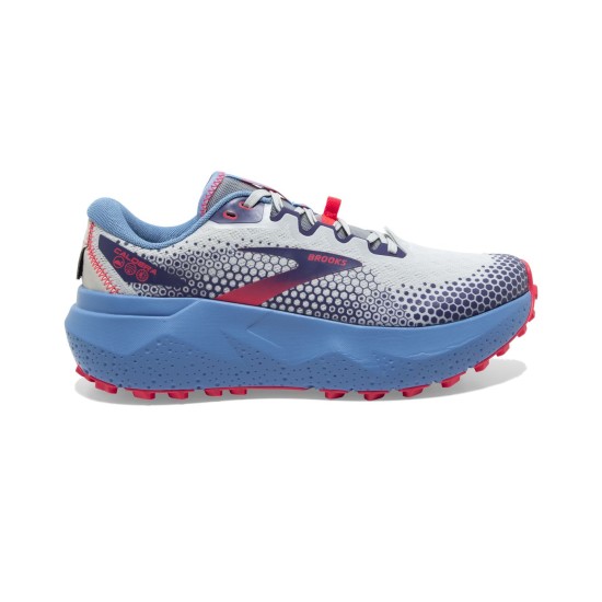 Brooks Caldera 6 Oyster/Blissful Blue/Pink Women